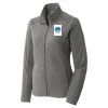 Women's Heather Microfleece Full Zip Jacket Thumbnail